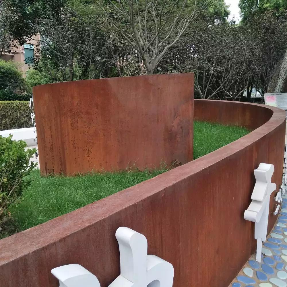 大安耐候钢板花园围边